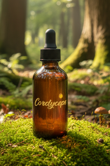 100% Organic Cordyceps Mushroom Tincture – Energy • Stamina • Vitality 🍄✨