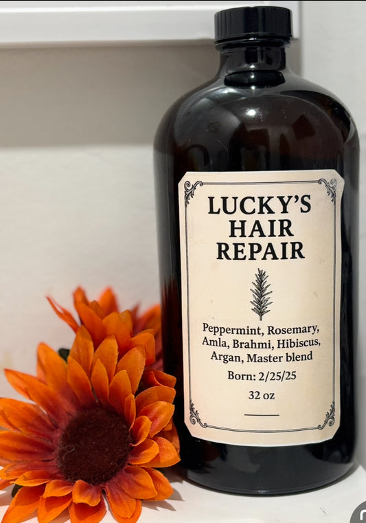 Lucky’s Hair Repair🌿 Strengthen. Repair. Shine—From my roots to yours. 🌿💛