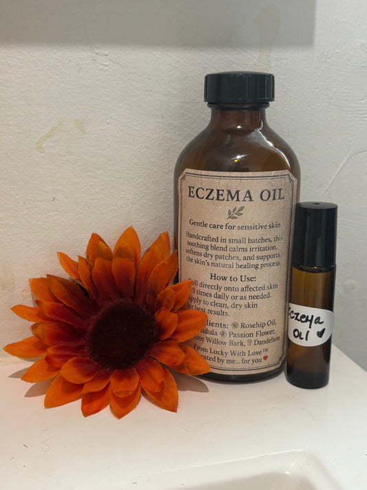 Eczema Oil – 🌿 100% Organic Gentle Care for Sensitive Skin ❤️